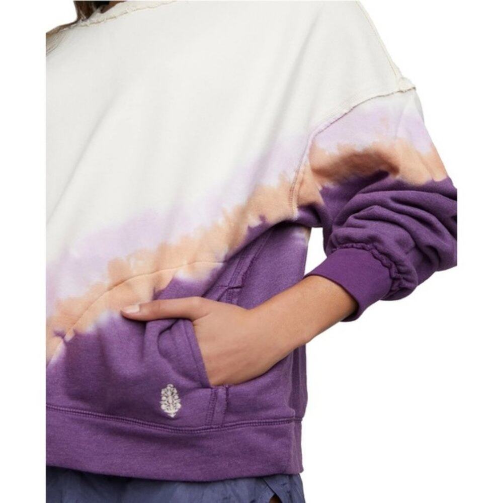 Free People Ombre Metti Tie Dye Sweatshirt Size XS NEW - Picture 5 of 12